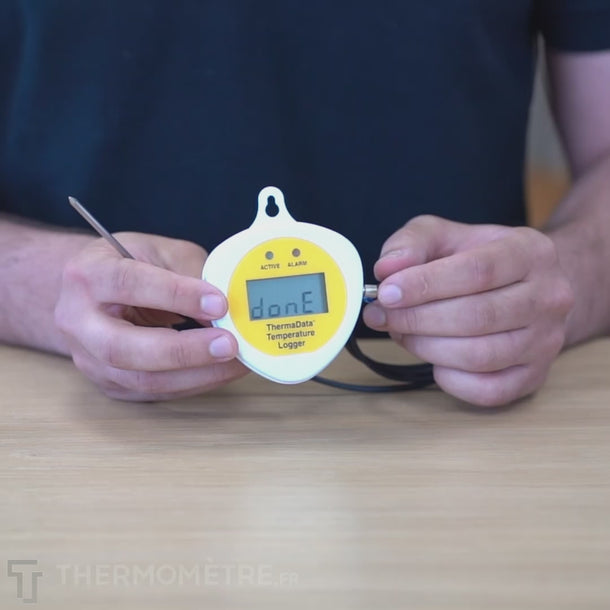 Vidéo explicative de l'Enregistreur de données ThermaData TDC avec capteur interne